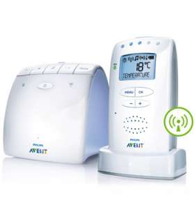 Philips AVENT SCD525/00 DECT Baby Monitor with Temperature Sensor and 