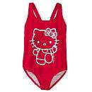 Hello Kitty One Piece Swimsuit   Red   Size 7/8   AGE Group   ToysR 