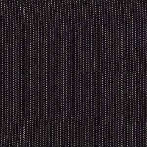  56 Wide Polyester Suiting Stripe Black/White Fabric By 