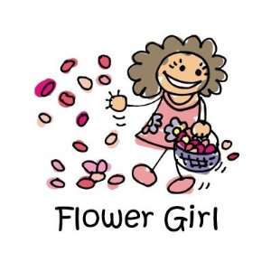  Flower Girl button Arts, Crafts & Sewing