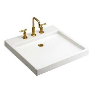   Wading Pool Fireclay Lavatory With Single Hole Drilling K 2314 1 58