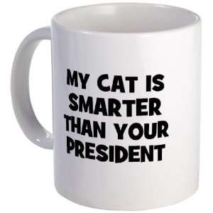  My Cat Is Smarter Than Your P Animal Mug by  