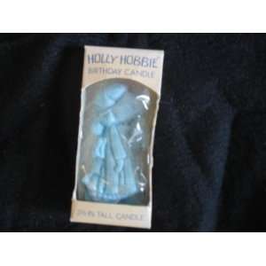  HOLLY HOBBIE COLLECTIBLE BIRTHDAY CANDLE 1982 / 3 1/2 INCS 