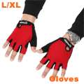 Mode LED Rave Light Finger Lighting Flashing Gloves Glow Mitt Black 