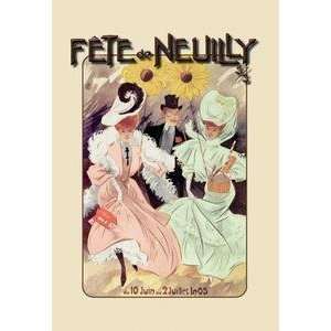  Paper poster printed on 12 x 18 stock. Fete de Neuilly 