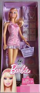 Barbie Shopper Doll Shopping Basket/Accessories Mattel 2010 (V8908 