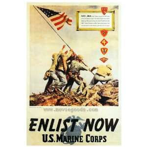 US Marine Corps   Enlist Now   Movie Poster   27 x 40  