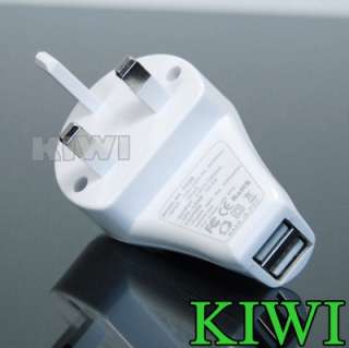 Multi Port USB AC adaptor Wall Charger for ipod iPhone  