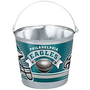    Philadelphia Eagles NFL Metal 5 Quart Pail