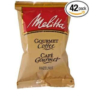 Melitta Gourmet Coffee Hazelnut Ground Coffee, 2.5 Ounce Pouches (Pack 