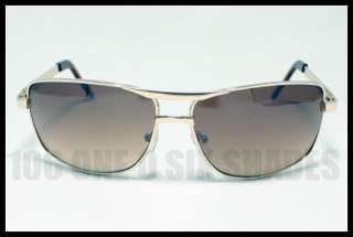 This great pair of aviator sunglasses has vintage square shape lens.