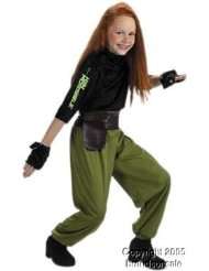 Childs Kim Possible Agent Halloween Costume (Size Large 7 8)