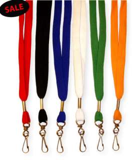 NEW Flat NECK Lanyards   STRAP   ID/Badge  ON SALE  