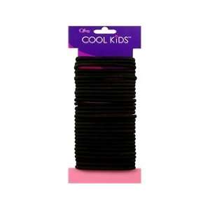  Offray Cool Kids Hair Accessories Elastic Bands Black 30pc 