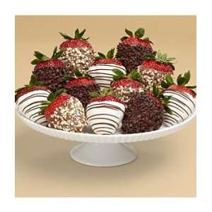 12 Fancy Dipped Strawberries  Grocery & Gourmet Food