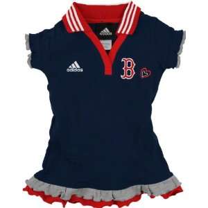  Boston Red Sox adidas Toddler Girls Polo Dress Sports 