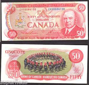 1975 $50 Bank of Canada RCMP ~ Replacement BC 51aA i  