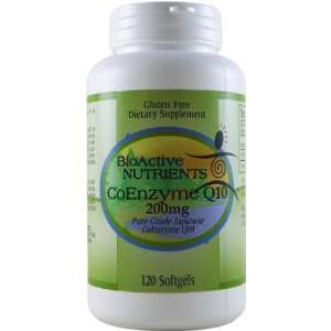  BioActive Nutrients Coenzyme Q10 200 mg 120 Softgels 