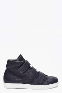 Alexander McQueen dark blue gomm sneakers for men  