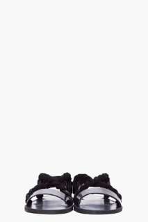 Givenchy Black Rope Sandals for men  