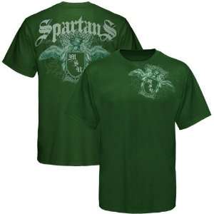   My U Michigan State Spartans Green Monarch T shirt