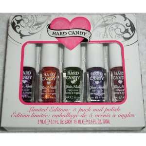 Hard Candy   5 Pack Sparkle Nail Polish Gift Set Beauty