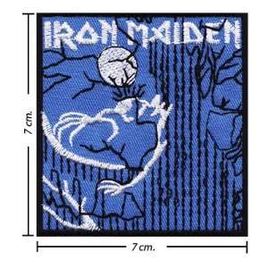 Iron Maiden Patch Music Band Logo II Embroidered Iron on Patches Free 