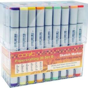  Copic S36STAMP B Sketch Papercrafting Markers Set Arts 