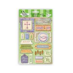 Cardstock Stickers with Flair   Amazing Grace Collection   Keeping the 