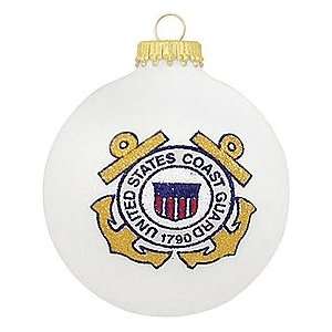  U.S. Coast Guard Emblem Heart Gifts Ornament