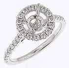 HEARTS ON FIRE Repertoire Select Stackable Ring Mounting (No Center 