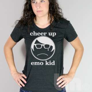 Sad EMO KIDs Funny Rock American Apparel TR301 T Shirt  
