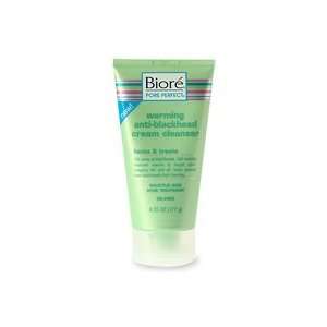 Biore Pore Perfect Warming Anti Blackhead Cream Cleanser , 6.25 oz 