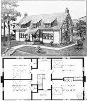 Vintage Architect Stickley homes house floor plans  
