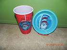 DR SEUSS THE CAT IN THE HAT KIDS DINNER WARE BOWL CUP