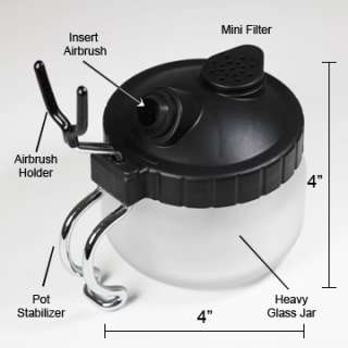 C3 777A Pot 3 in 1 Airbrush Cleaning Pot