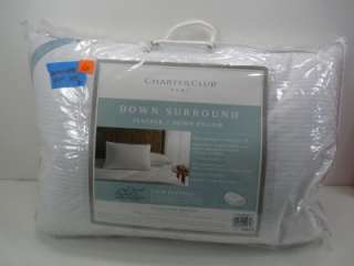Charter Club Down Surround Feather Pillow Queen Bedding  