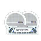 Dual MXCP51 200W Marine Audio CD Player AM/FM Receiver w/6.5 Speakers