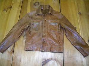 1970s Mens Reversible Suede/Leather Jacket Made in USA Used  