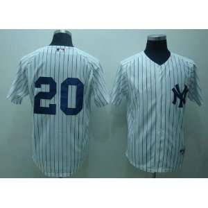  2012 New York New York Yankees #20 Jorge Posada White 
