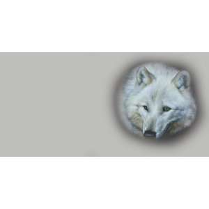  Airbrushed License Plates   Wolf License Plate   #1506 