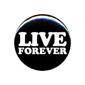  1 Oasis Live Forever Button/Pin 