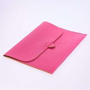 Pink* Faux Leather Bags With Buckles Sleeve Case Cover Fit For Apple 