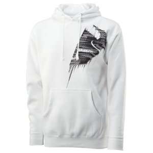  Thor Motocross Frequency Pullover Hoodie   Large/White 