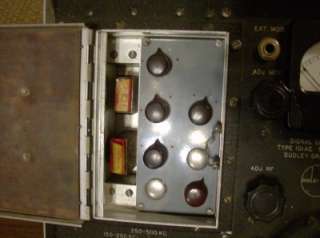 ANTIQUE RF SIGNAL GENERATOR TESTER & 8 HAM RADIO CRYSTALS PARTS TUBES 