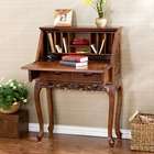 SEI Foxstone Hand Carved Drop Front Desk in Natural Stained Cherry