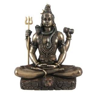 Goddess Kali Statue with Shiva on a Base 