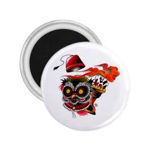  NEW Tattoo Owl Bird Fridge Souvenir Magnet 2.25 Free 