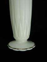 Vintage Set 2 Pair Milk Glass Tall Salt Pepper Shakers  