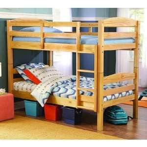  B28 Series Twin over Twin Pine Bunk Bed